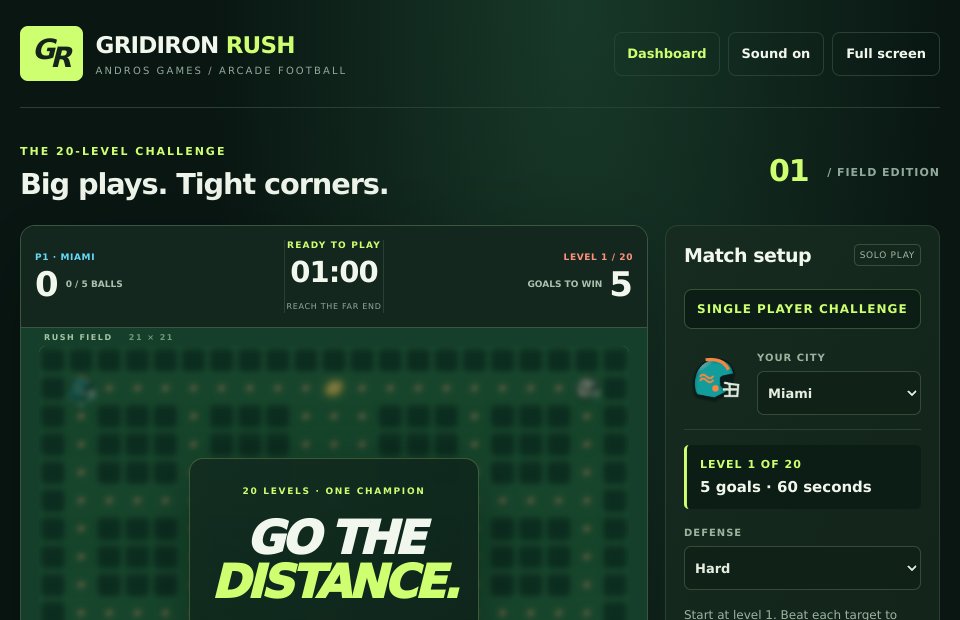 Gridiron Rush game preview
